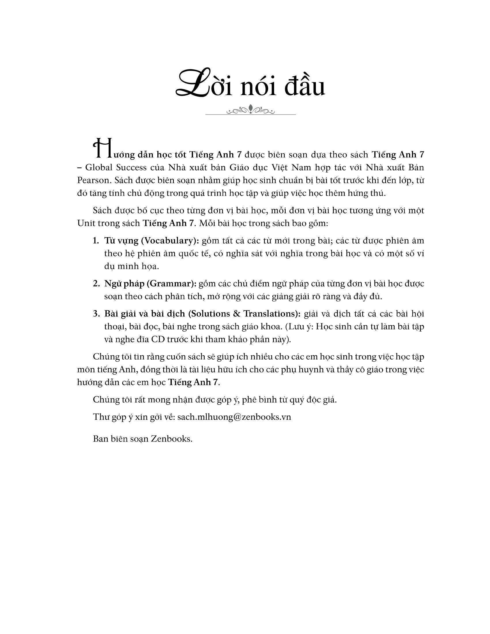 Global Success - Hướng Dẫn Học Tốt Tiếng Anh 7 (Dùng Kèm SGK Tiếng Anh 7)