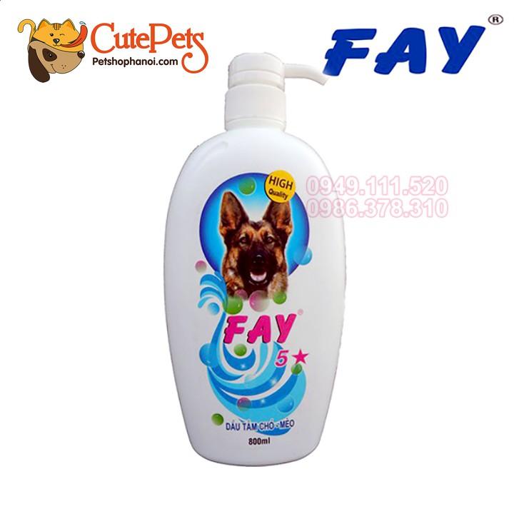 Sữa tắm Fay 5 Sao 800ml Dành cho chó mèo