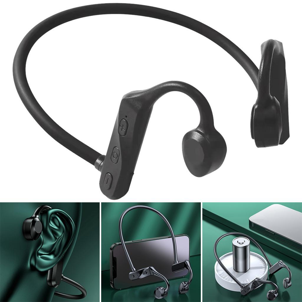 2x Bluetooth 5.0 Bone Conduction Headphone Voice Control Sweatproof