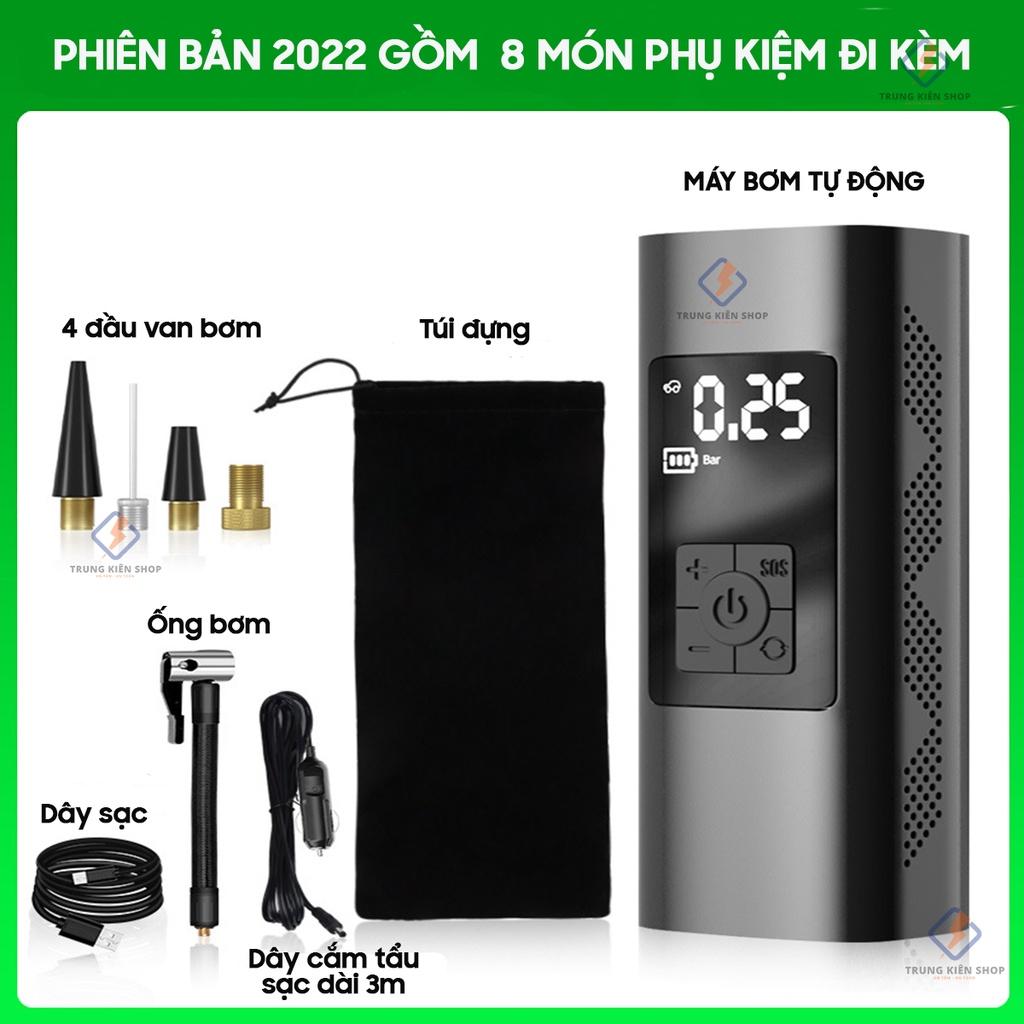 Bơm hơi điện tự động không dây, 6000mAh, bơm xe hơi, xe máy, xe điện, xe đạp, bóng, đệm, nhanh chóng, an toàn