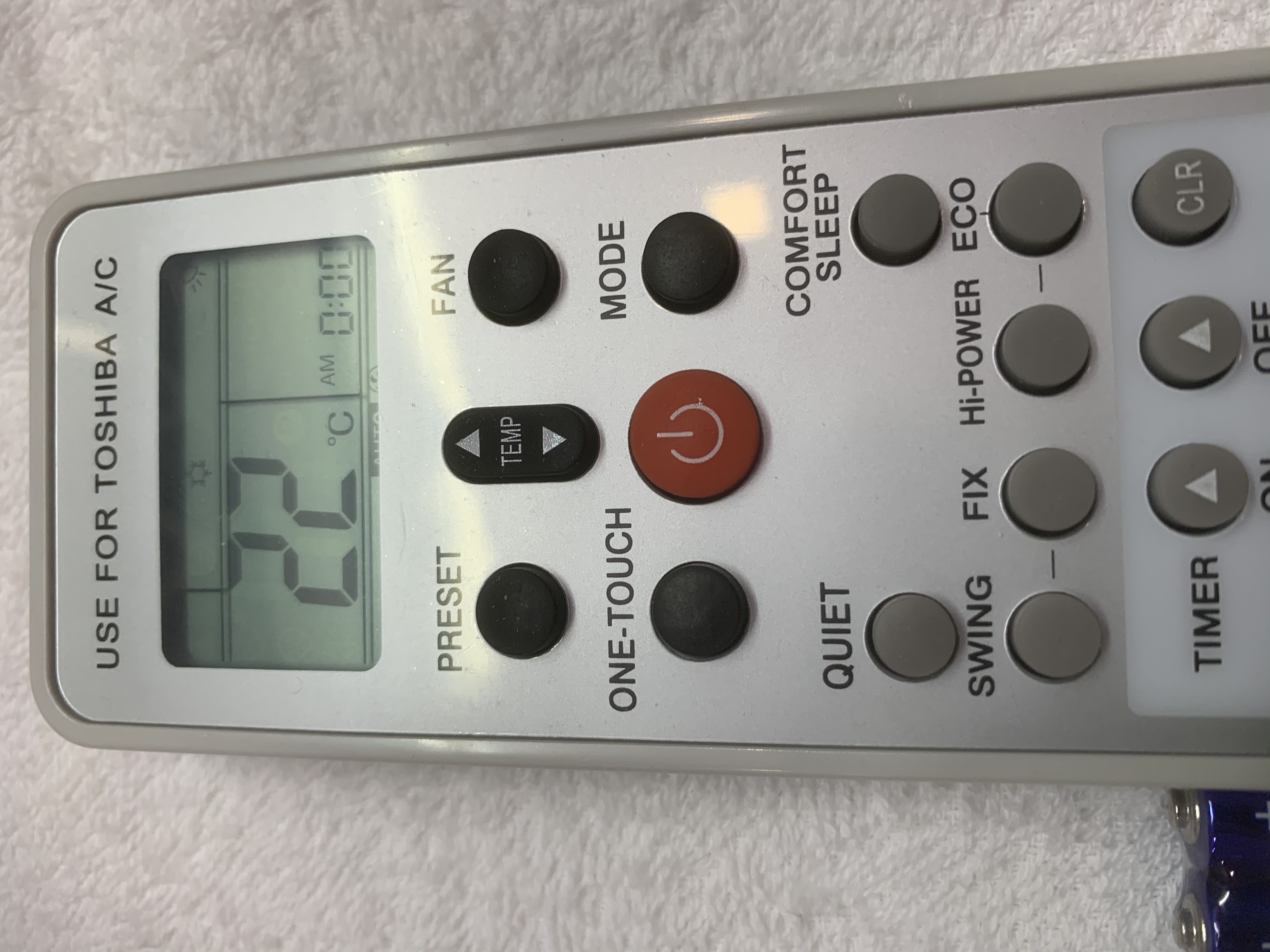 REMOTE ĐIỀU KHIỂN DÀNH CHO MÁY LẠNH ĐIỀU HOÀ TOSHIBA