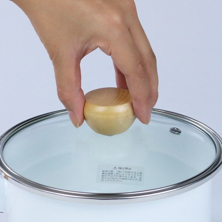Bộ nồi tráng men nắp kính Pearl Metal Curry Chef Ø20cm - Hàng nội địa Nhật Bản