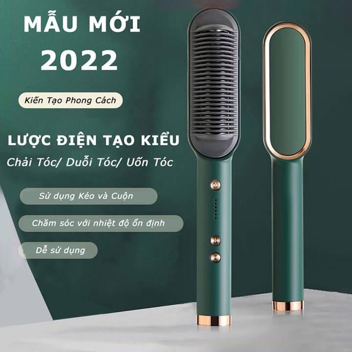Lược Điện Chải Thẳng Tóc, Uốn Cụp Tóc Chuyên Nghiệp Và Tiện Lợi Công Nghệ ION - Hàng Chất Lượng KST