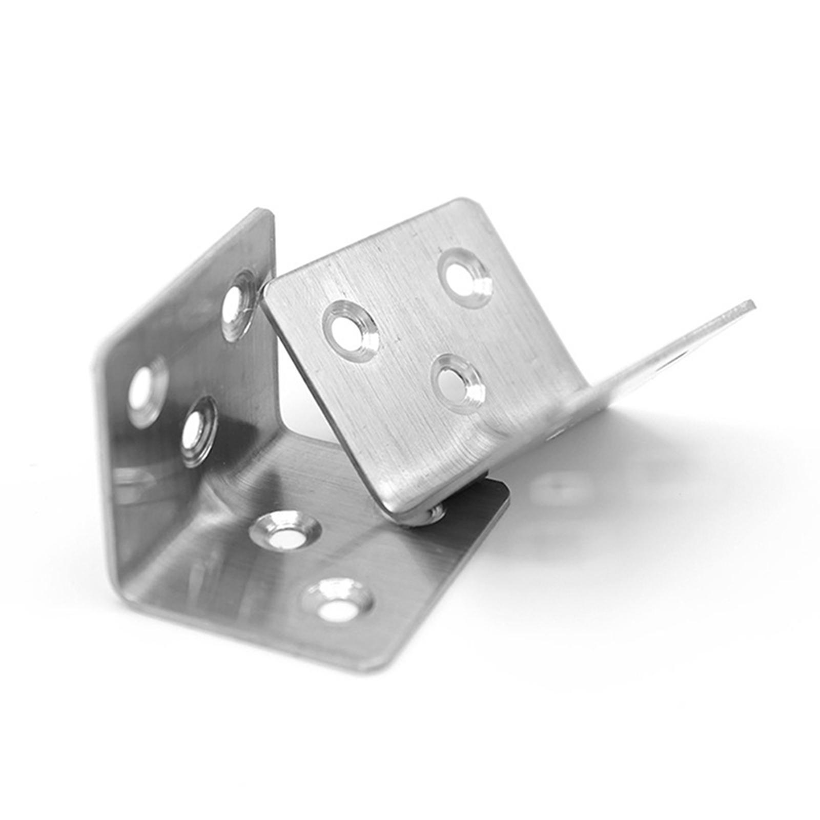 10x Corner  Furniture Hardware Connection 90 Degree Brackets for Table