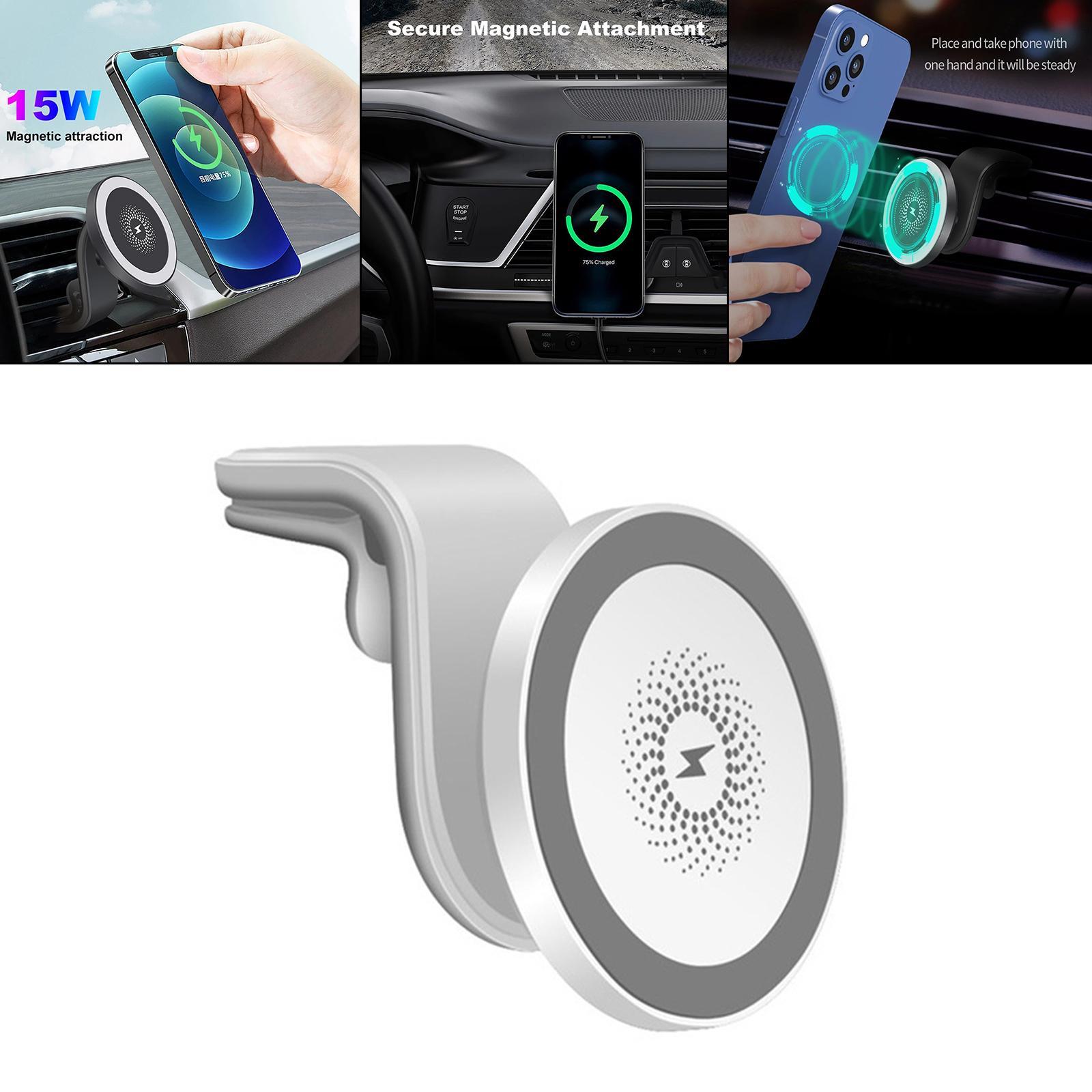 Magnetic Wireless Car Charger 15W 360° Rotation Phone Holder for for 12 12 Pro Max