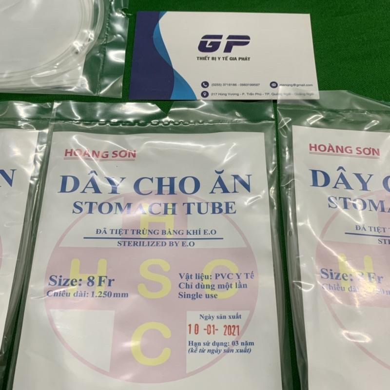 DÂY CHO ĂN SỐ 8 KHÔNG NẮP HOÀNG SƠN VN ỐNG XÔNG DẠ DÀY NUÔI ĂN FEEDING TUBE FR8