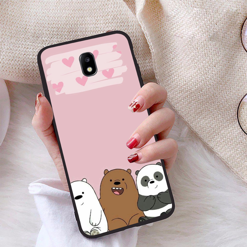 Ốp lưng dành cho Samsung Galaxy J5 Pro viền dẻo TPU bộ sưu tập Chúng ta là gấu - Hàng chính hãng