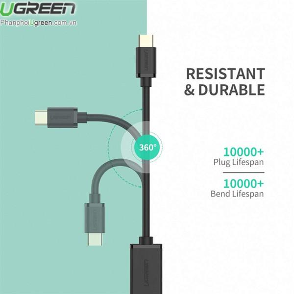 Cáp OTG USB TYPE-C USB 3.0 Cao Cấp Ugreen 30701 - Hàng chính hãng