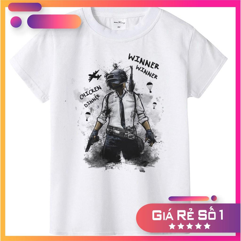 Áo phông PUBG game mobile màu trắng được yêu thích, giá rẻ nhất
