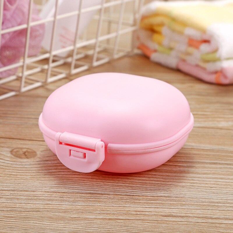 1PC Bathroom Soap Case Dish Plate Case Home Shower Travel Hiking Holder Container Portable Soap Box Dispenser Soap Rack With Lid