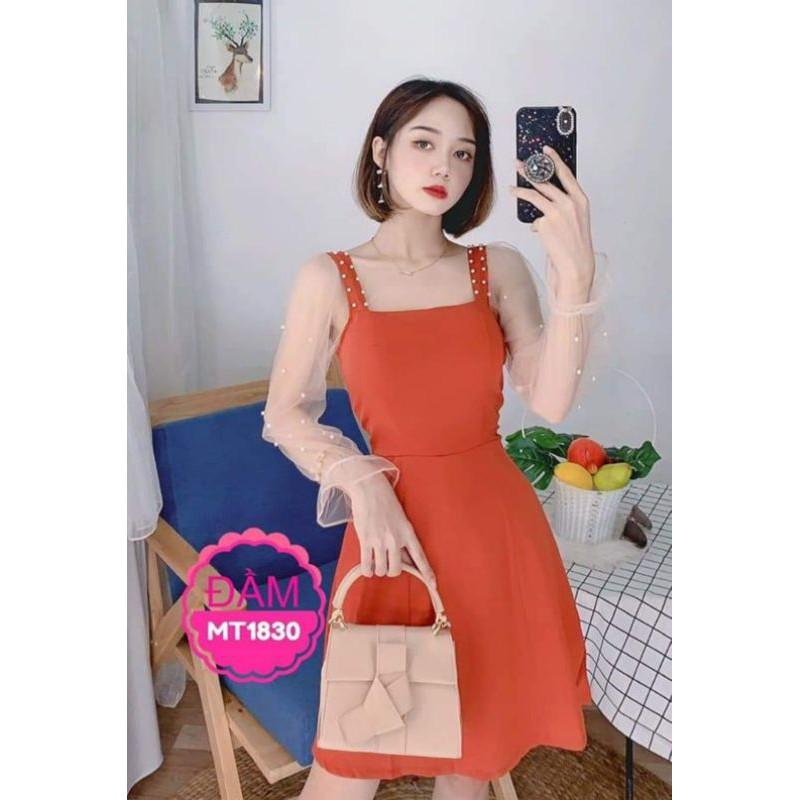 Đầm Nữ Dáng Xòe Cao Cấp Cực Xinh Ảnh Thật
