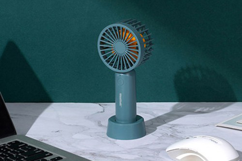 Quạt PISEN Meatball Handheld Mini Fan F822 vàng/ trắng - Hàng chính hãng