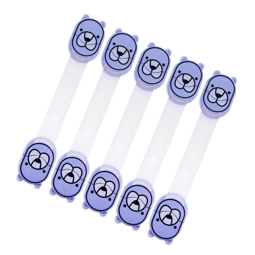 5/10/15 Pcs Child Baby Cupboard Cabinet Safety Locks Proofing Door Drawer Fridge Kids