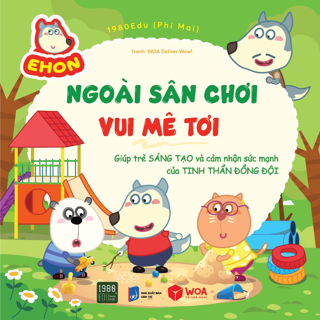 Wolfoo Ehon - Ngoài Sân Chơi, Vui Mê Tơi - Bản Quyền