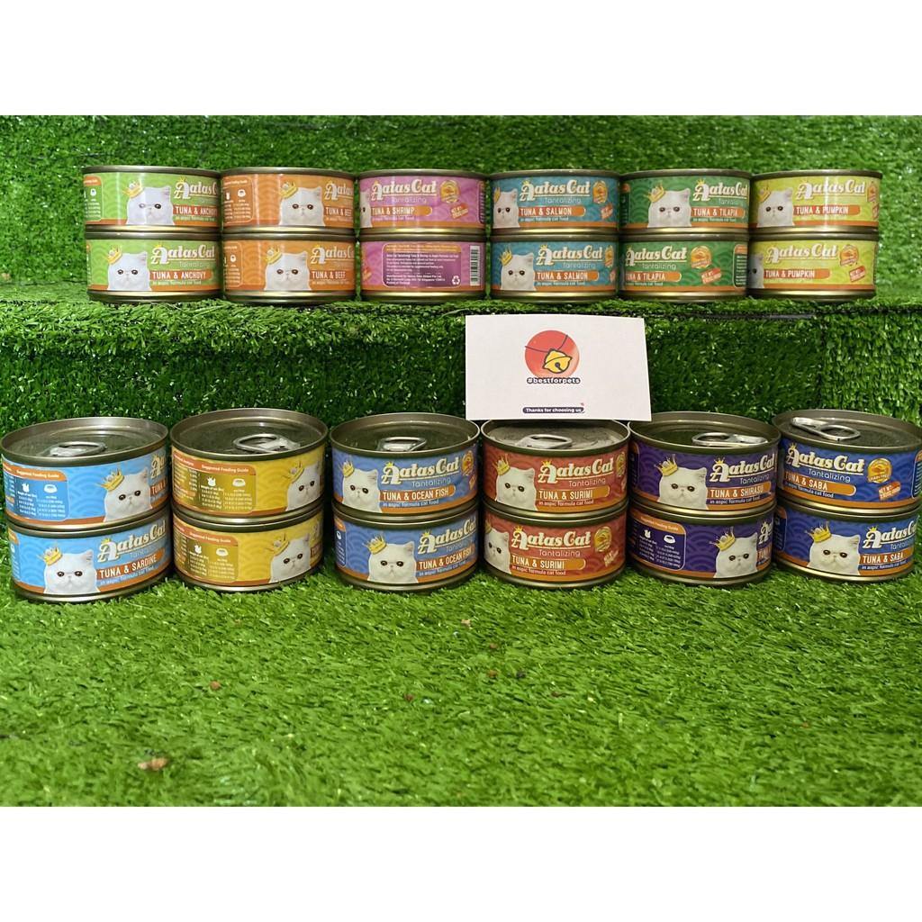 Pate Aatas Cat cao cấp cho mèo - Lon 80g