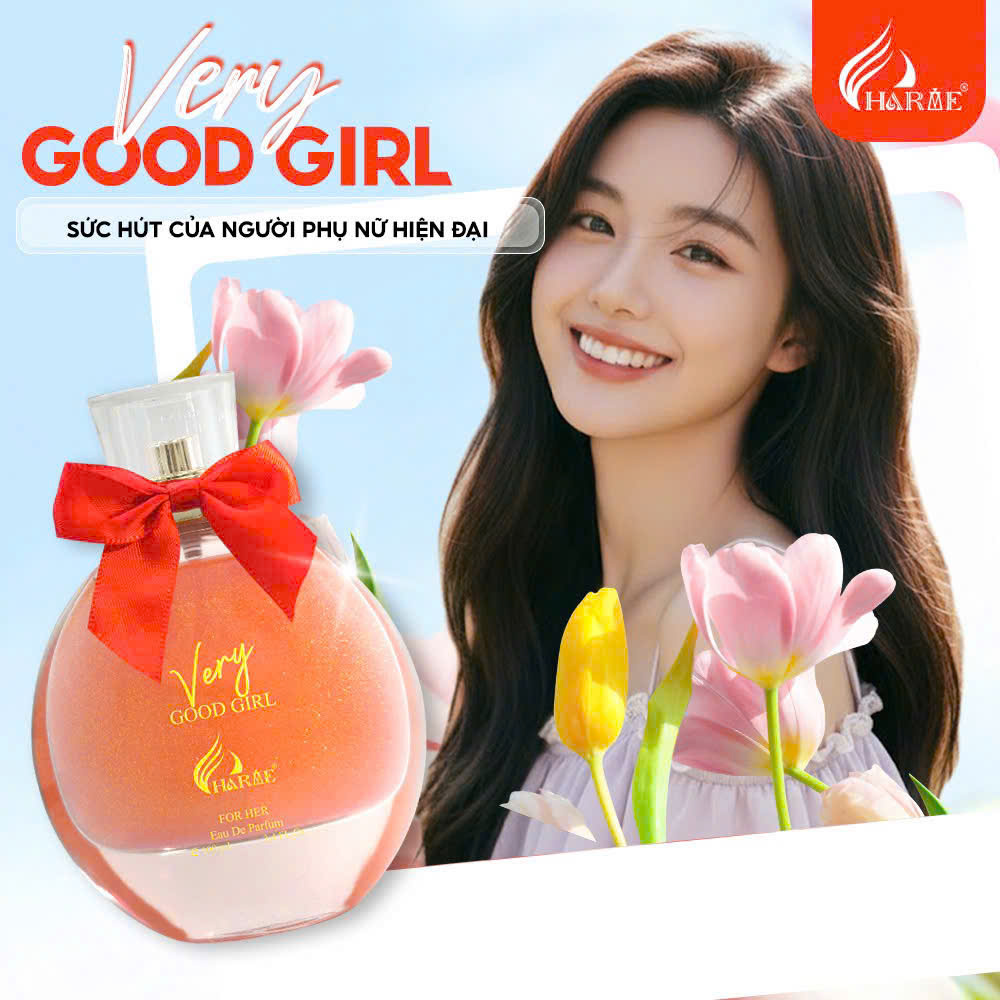 [KÈM QUÀ] Nước hoa Nữ Charme VERY GOOD GIRL 100ml quyến rũ hiện đại xịt có nhũ kim tuyến