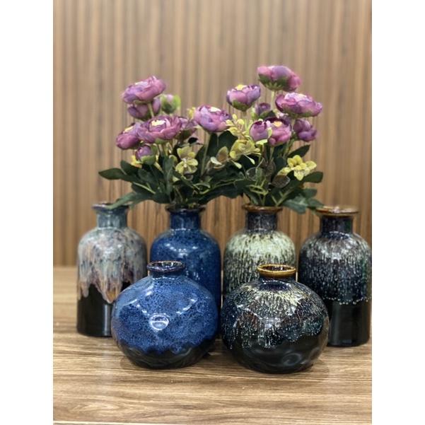 Lọ sứ men hoà biến mini,tỏi mini cực đẹp