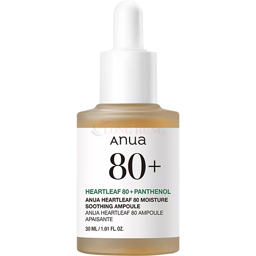 Tinh chất dưỡng da Anua Heartleaf 80 Moisture Soothing Ampoule (30ml) - Hàng chính hãng