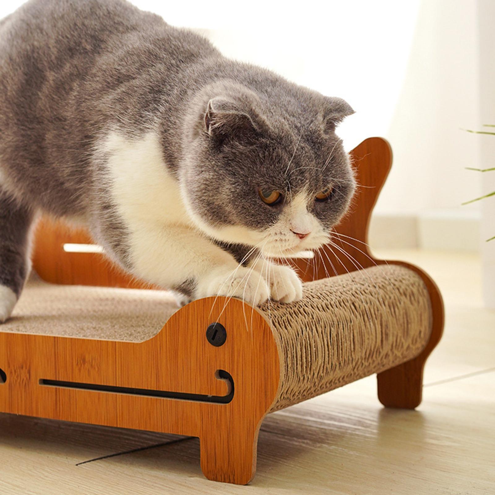 Cat Scratch Sofa Cat Scratcher Pad Corrugated Cardboard Mat for kitty