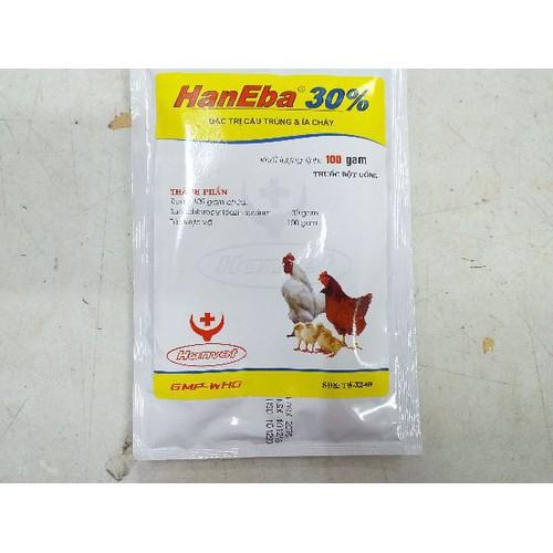 Combo 2 gói chuyên phòng và trị bệnh cầu trùng haneba 20 g cho vật nuôi