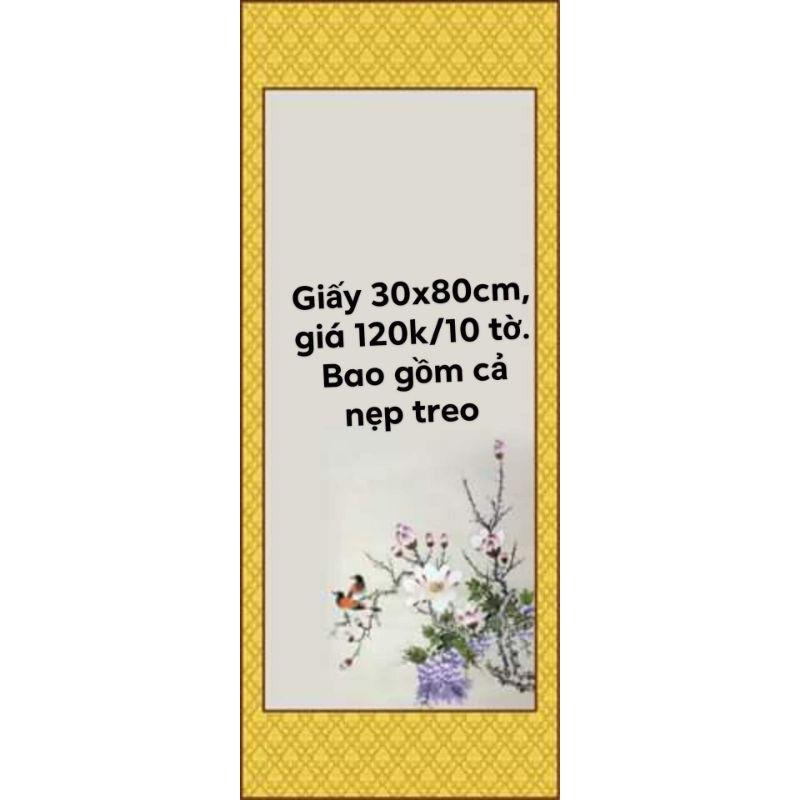 Giấy viết thư pháp Kích thước 30x85cmGiấy đẹp, dễ viết