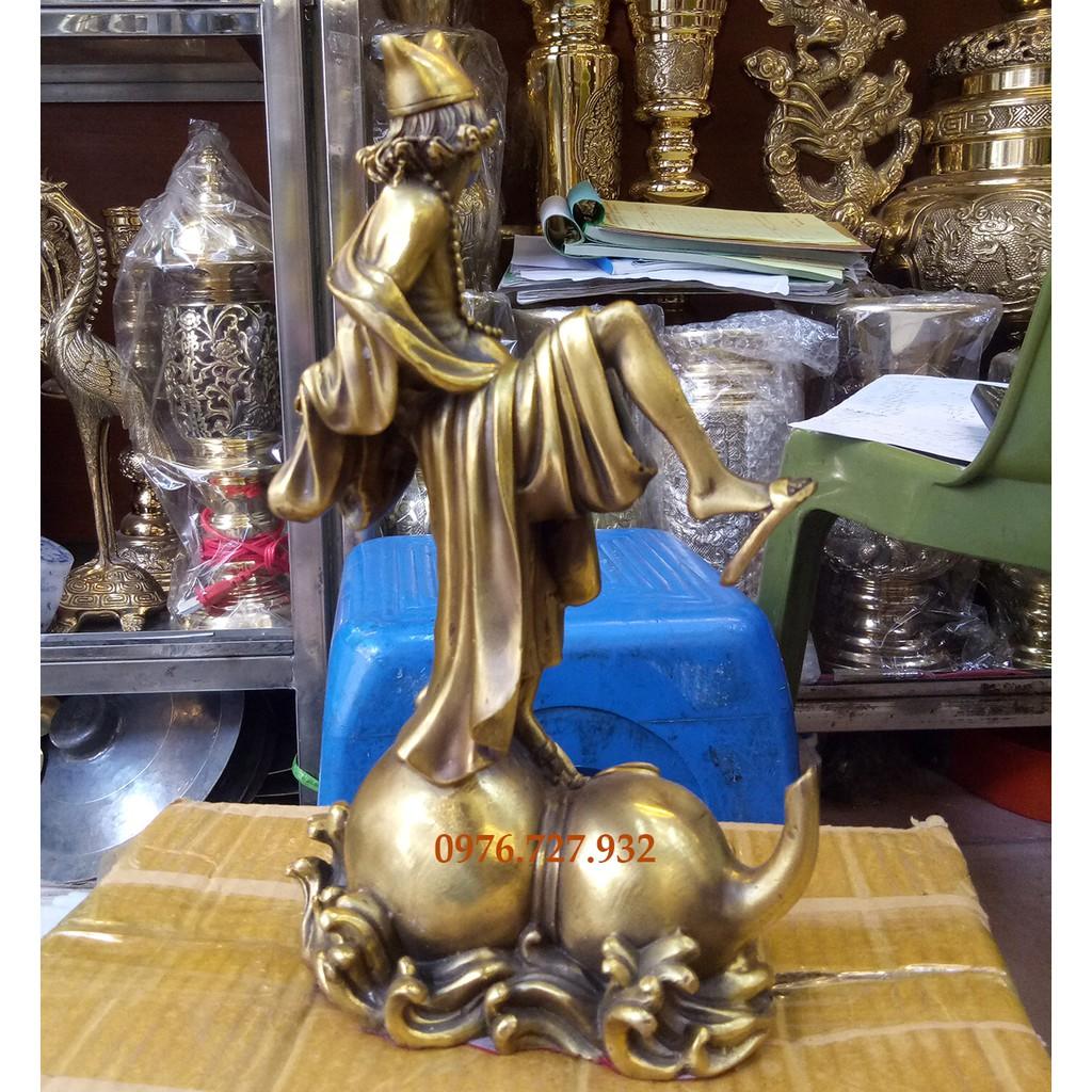 Tượng Tế Công bằng đồng, tượng tế công cao 23cm, tế say, bán tượng tế công