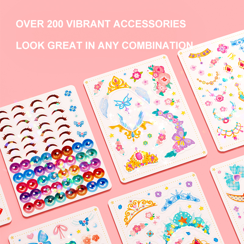 Bộ Đồ Chơi Trang Điểm và Thiết Kế Thời Trang Công Chúa 3in1 – Mideer Dress Up Game Set – Princess Makeup Kit