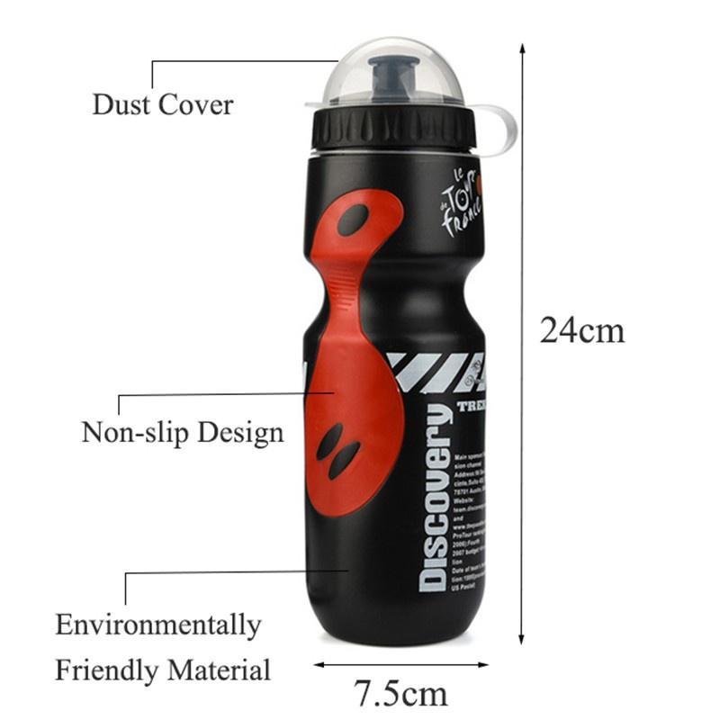 Bình Nước Nhựa Gắn Xe Đạp 650ml Giá Đỡ