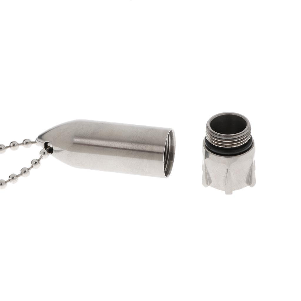 Titanium Alloy Waterproof Box Holder for Camping Travel Hiking