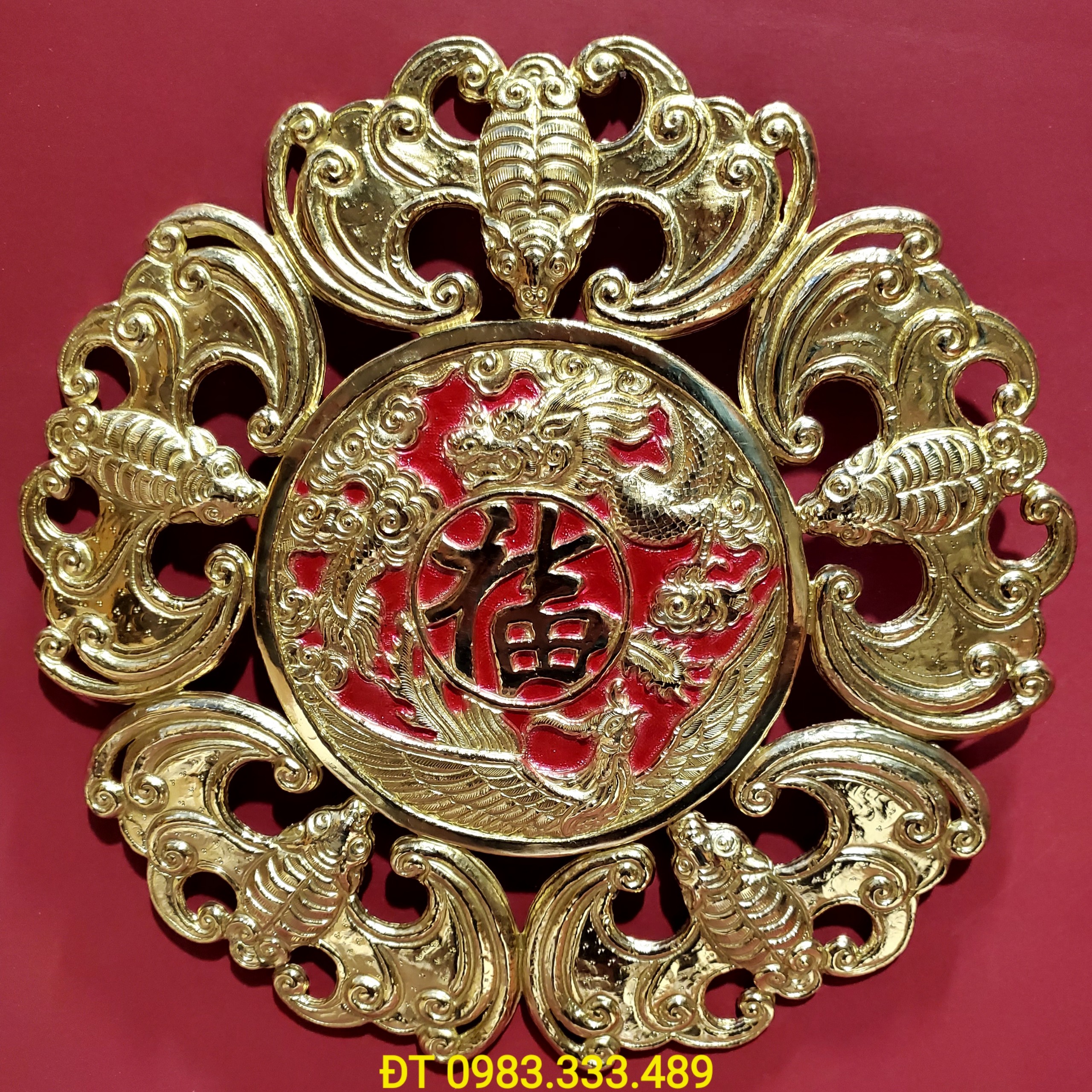 CHỮ PHÚC DƠI - NGŨ PHÚC LÂM MÔN -TREO PHONG THỦY