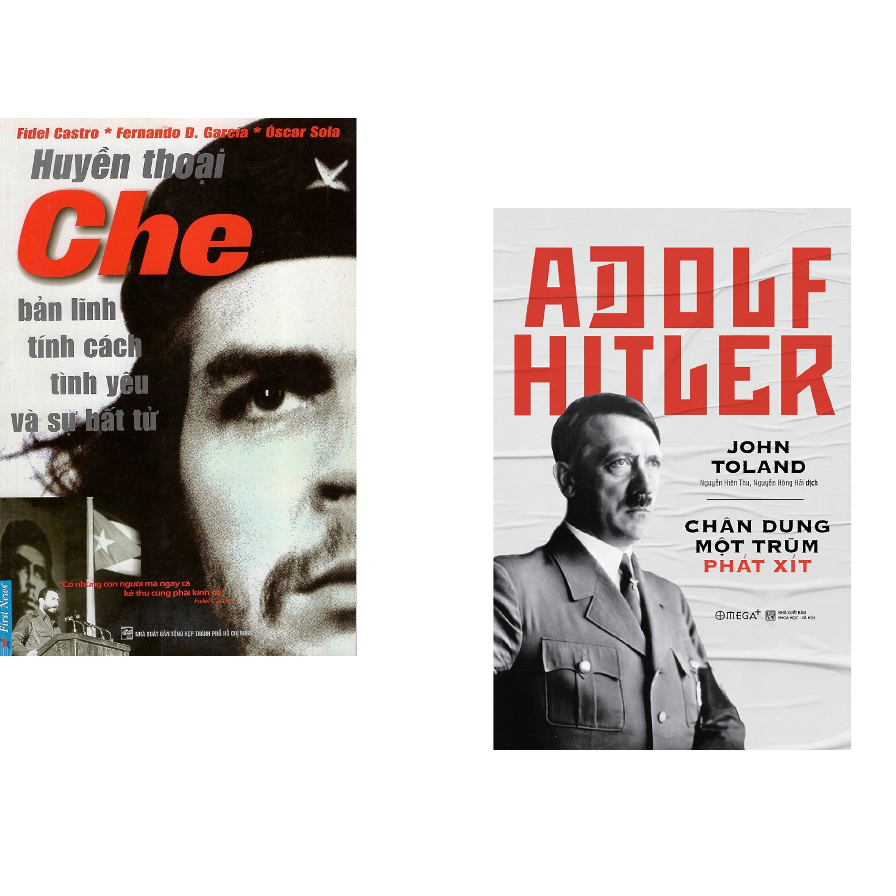 Combo 2 cuốn sách: Huyền Thoại Che - Bản Lĩnh Tính Cách Tình Yêu &amp; Sự Bất Tử + Adolf Hitler - Chân Dung Một Trùm Phát Xít