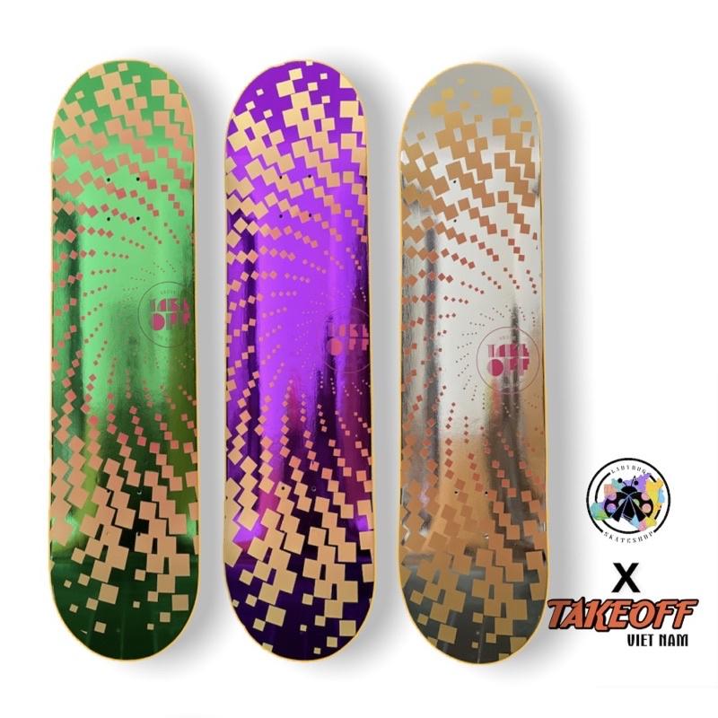 VÁN TRƯỢT BỘ TAKEOFF – COMPLETE TAKEOFF METALLIC TÍM VÁN TRƯỢT TẬP LUYỆN CHUYÊN NGHIỆP
