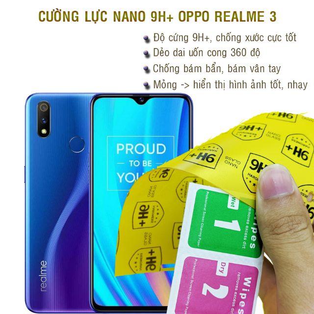 Dán cường lực dẻo nano dành cho  Realme 3