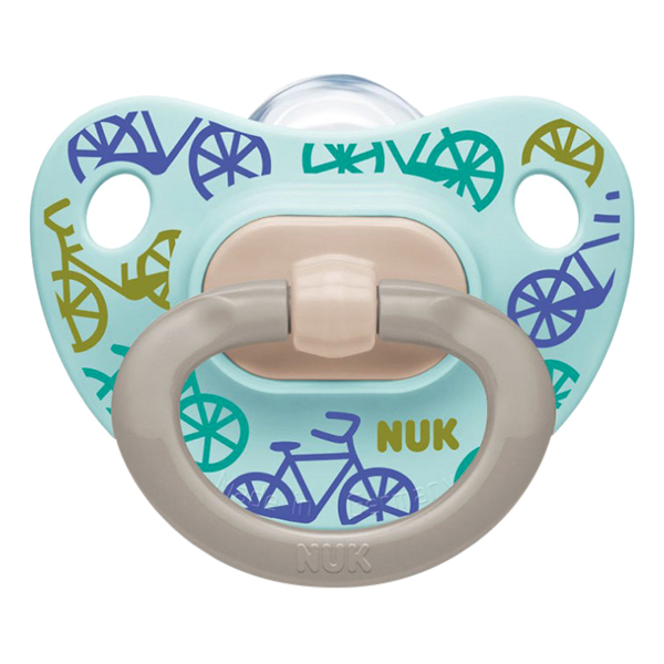 Bộ 2 Ti Giả NUK Silicone Classic (6 - 18 m) NU01809 - Màu Ngẫu Nhiên