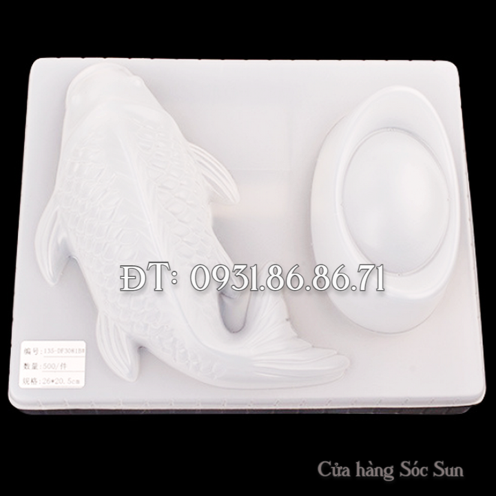 Khuôn cá chép, thỏi vàng loại 26 cm - Mã số 1744
