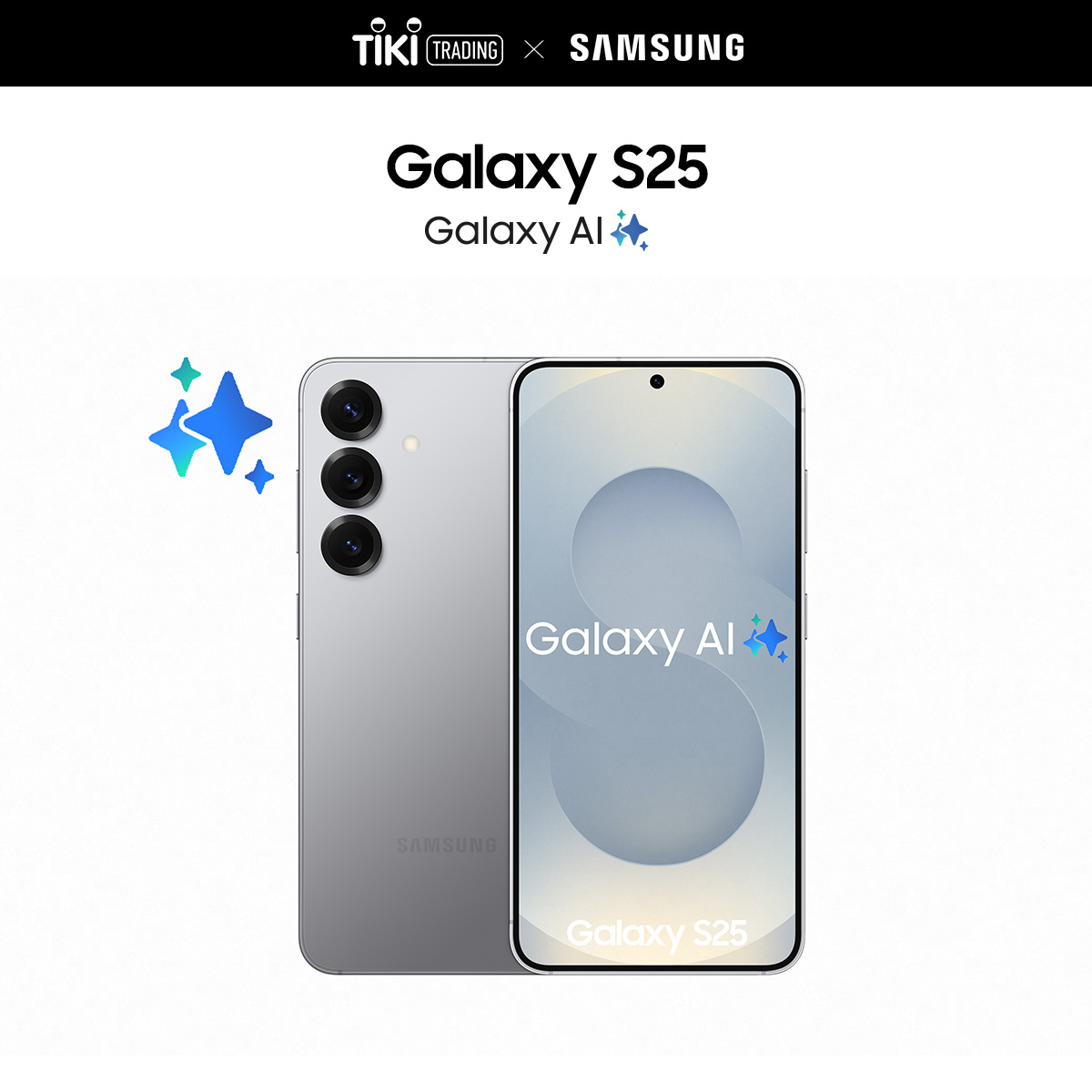 Điện thoại Samsung Galaxy S25, Điện thoại AI, Tìm kiếm thông minh, Video camera đêm Nightography, Chip Snapdragon - Hàng Chính Hãng
