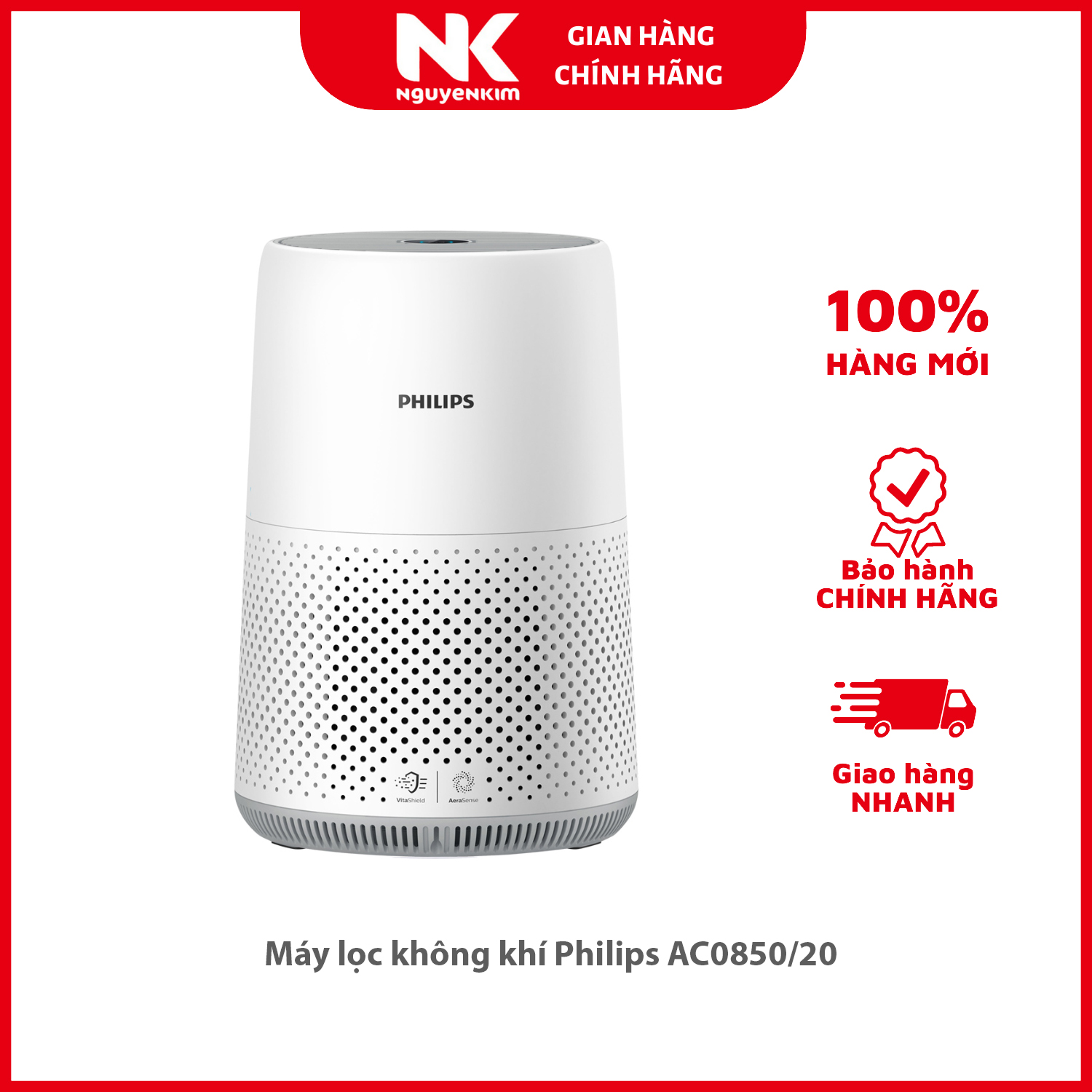 Máy lọc không khí Philips AC0850/20 - Hàng chính hãng