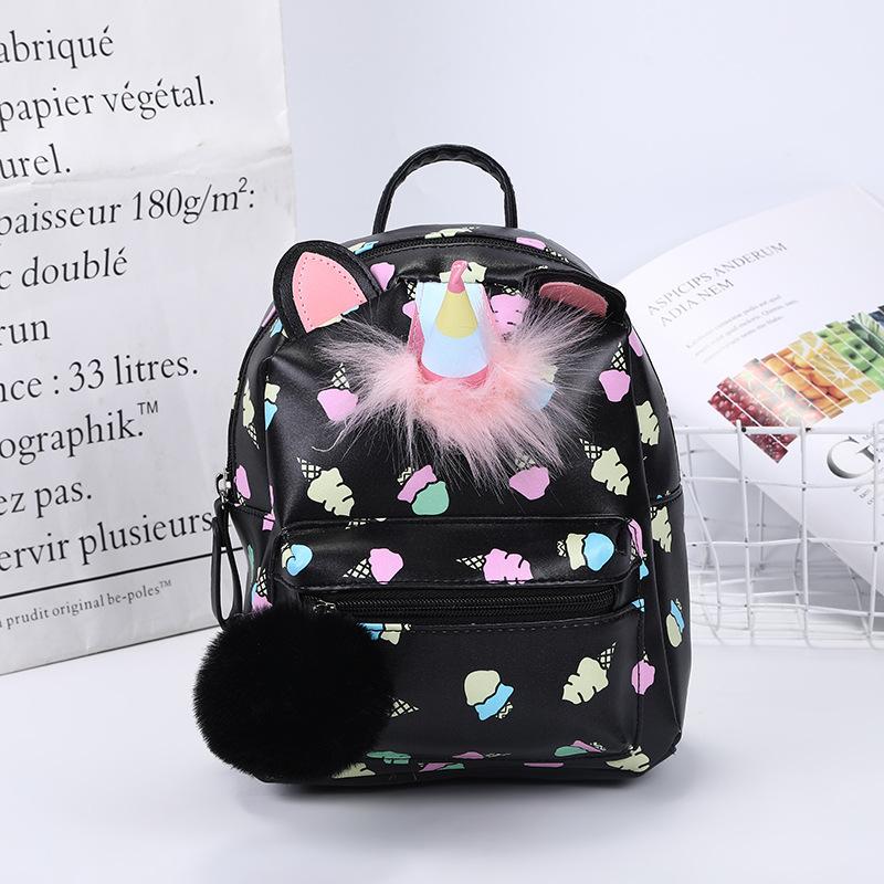 Mini Nhỏ Ba Lô Da Trẻ Em Học Túi Hoạt Hình Dễ Thương Kỳ Lân Bé Gái Ba Lô Mẫu Giáo Mầm Non Ba Lô Cho Bé