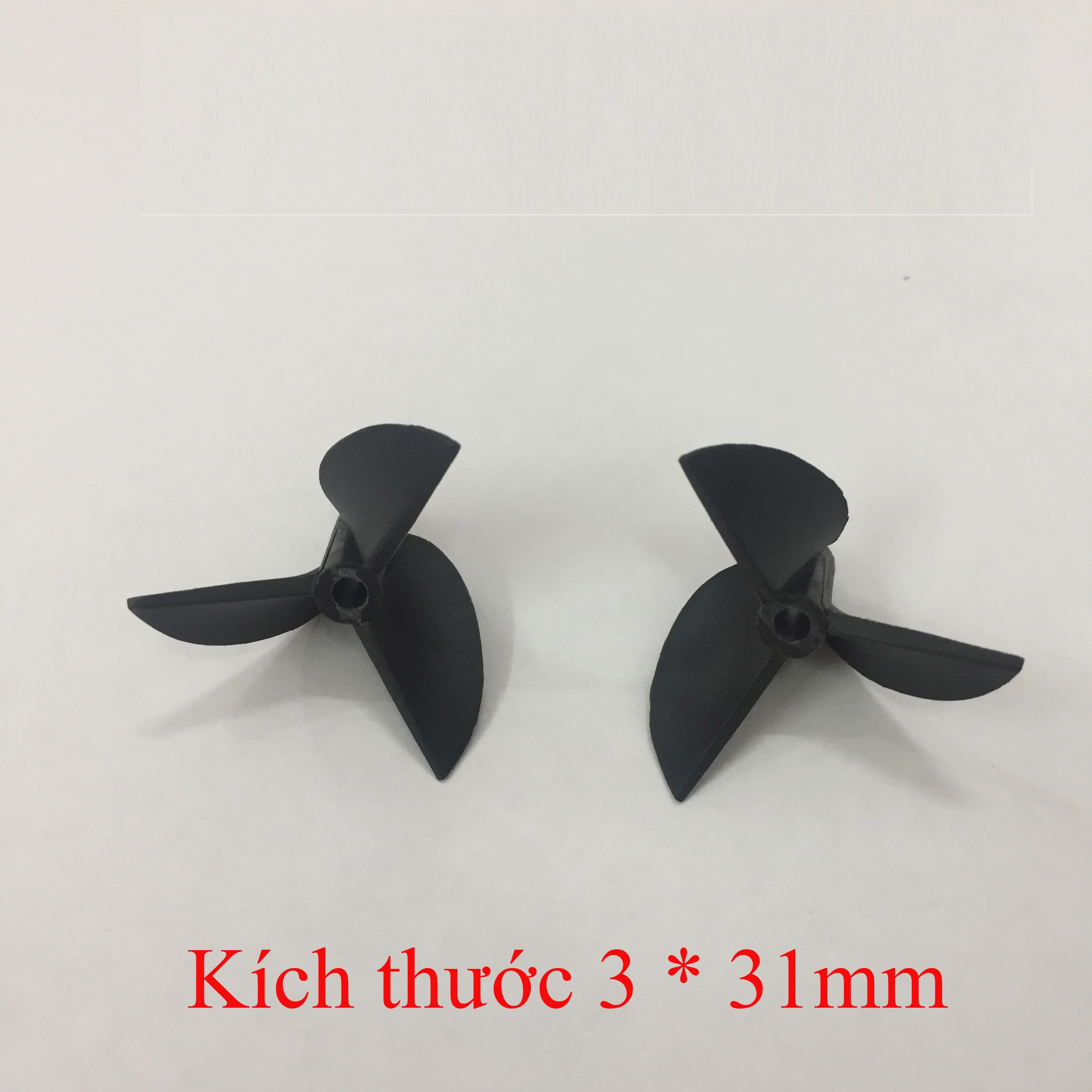 Chân vịt thuận nghịch 3 lá đường kính 35mm trục 3mm chất liệu nhựa