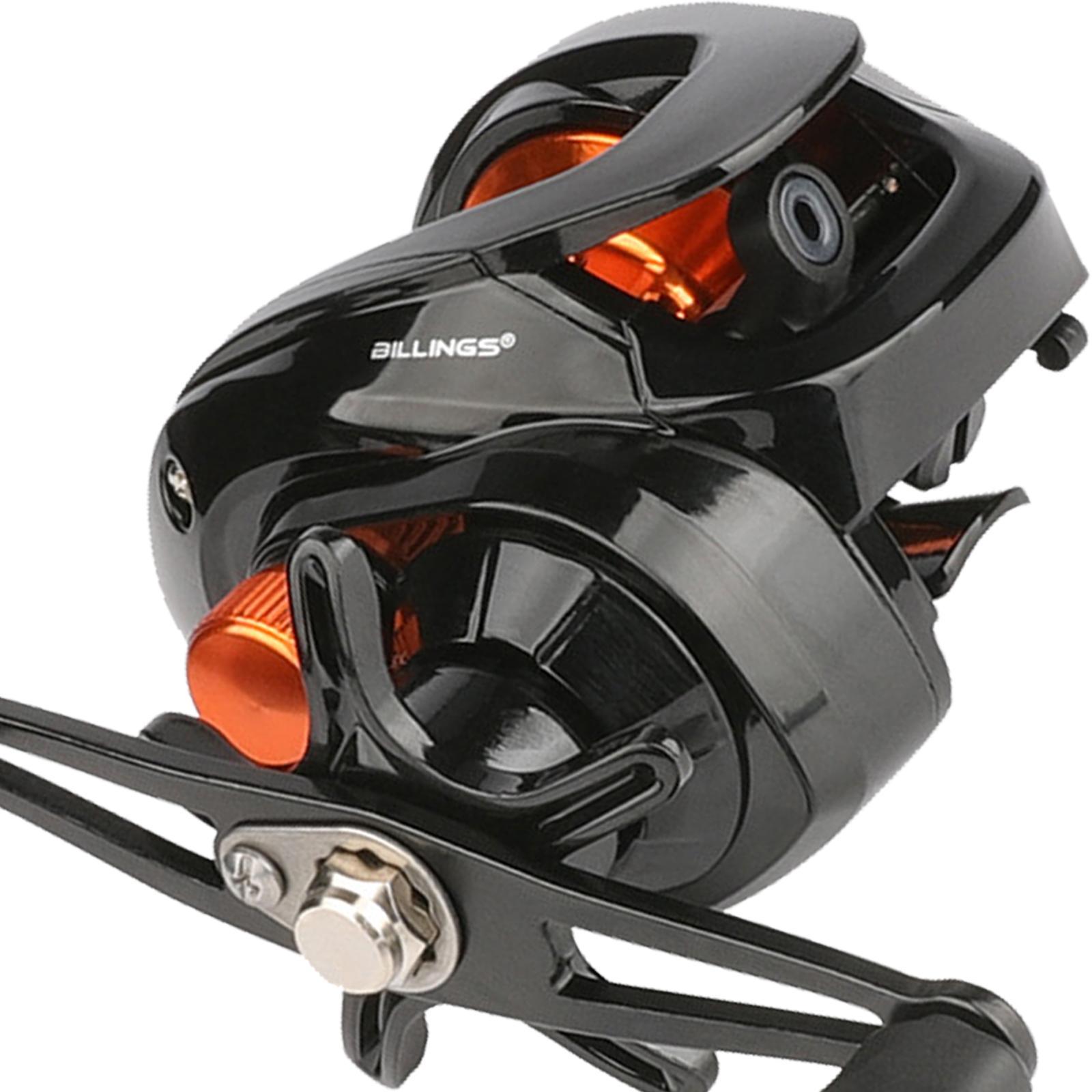Powerful High Speed Fishing Reels 6.3:1 5+1 BB Baitcaster Fishing Reels Left