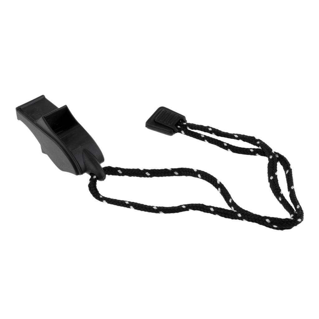 Outdoor High Decibel Camping Emergency Whistle with Hand Strap Hiking Backpacking