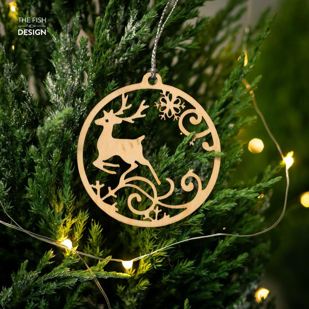Thẻ Treo In Ảnh Trang Trí Noel | WOODEN PERSONALIZED ORNAMENT