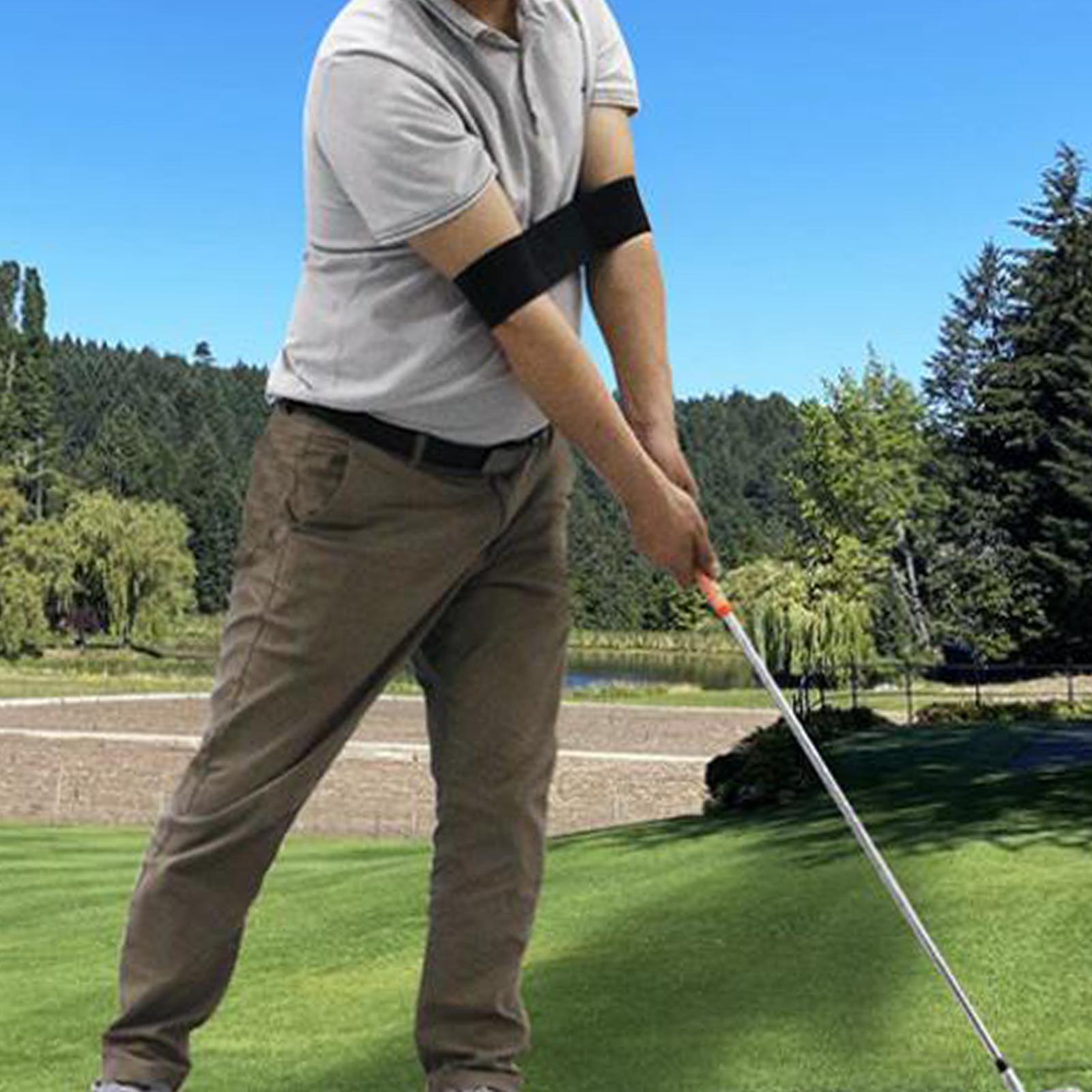 Golf Swing Training Aid Correcting Arm Band for Putting Alignment Practice Golfer