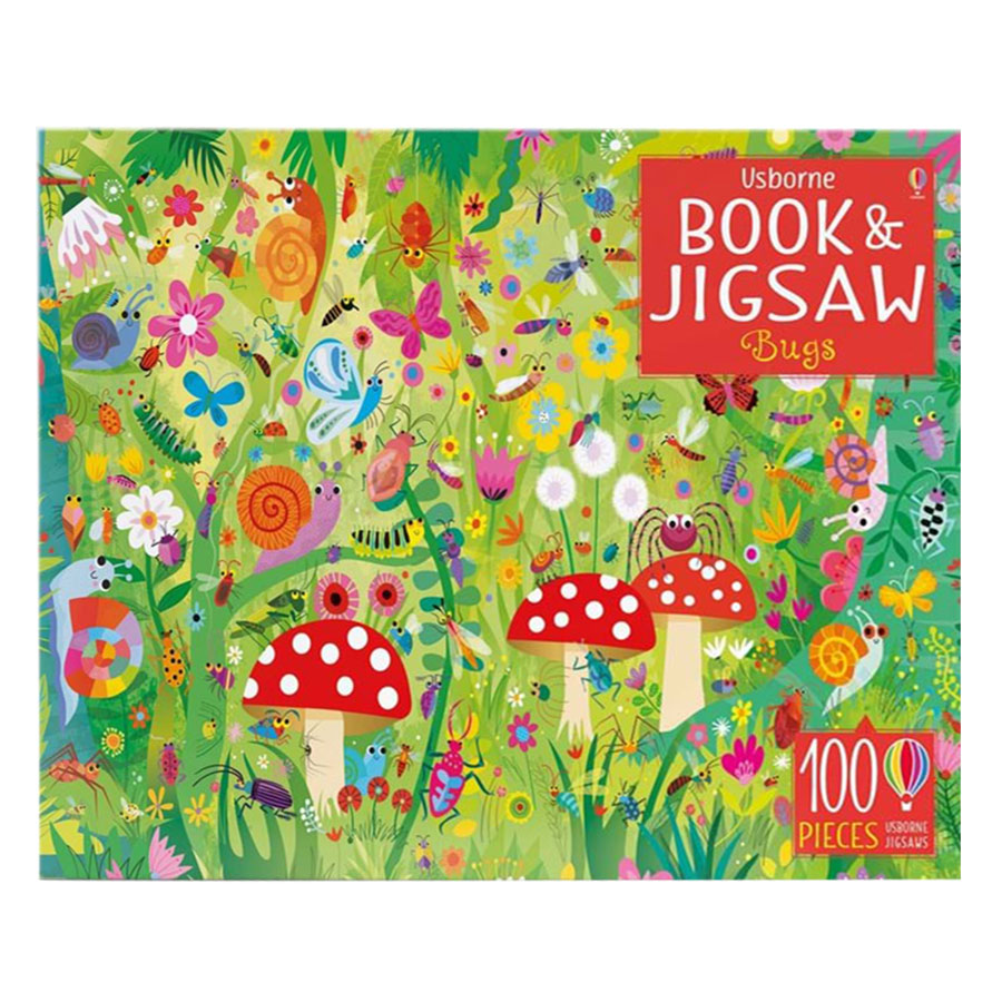 Usborne Picture Puzzle Book and Jigsaw Bugs