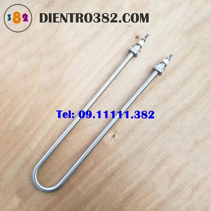 Thanh nhiệt chữ U công suất 4kw, 5kw, 6kw may so nhiệt chữ U chất liệu inox 304 cho nồi phở, nồi hấp và đun nước sôi