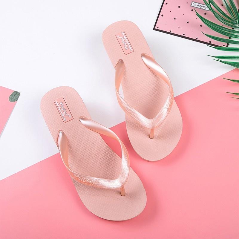 Dép Xỏ Ngón Đế Cao / Giày Đế Xuồng Nữ / Dép Xuồng Đế Cao / Dép Tông Nữ / Dép Sandal Xỏ Ngón Đế Xuồng Thời Trang Nữ Tính