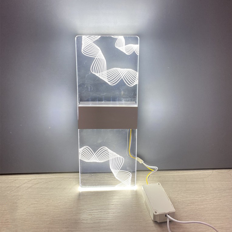 Đèn tường Decor phong cách bắc âu 2 đầu chiếu sáng - Led siêu sáng - 3 chế độ ánh sáng