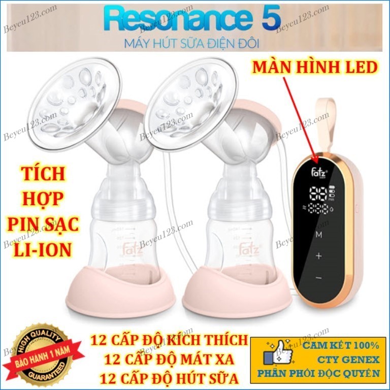 Máy hút sữa điện đôi Fatzbaby Resonance 5 FB1180VN
