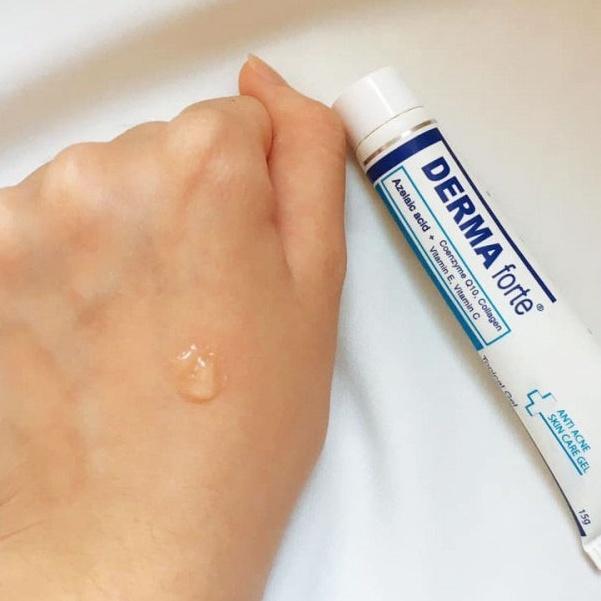 Gel giảm mụn Megaduo Gel AHA và Derma Forte hỗ trợ giảm mụn, mờ thâm 15gr - Hee's Beauty Skincare