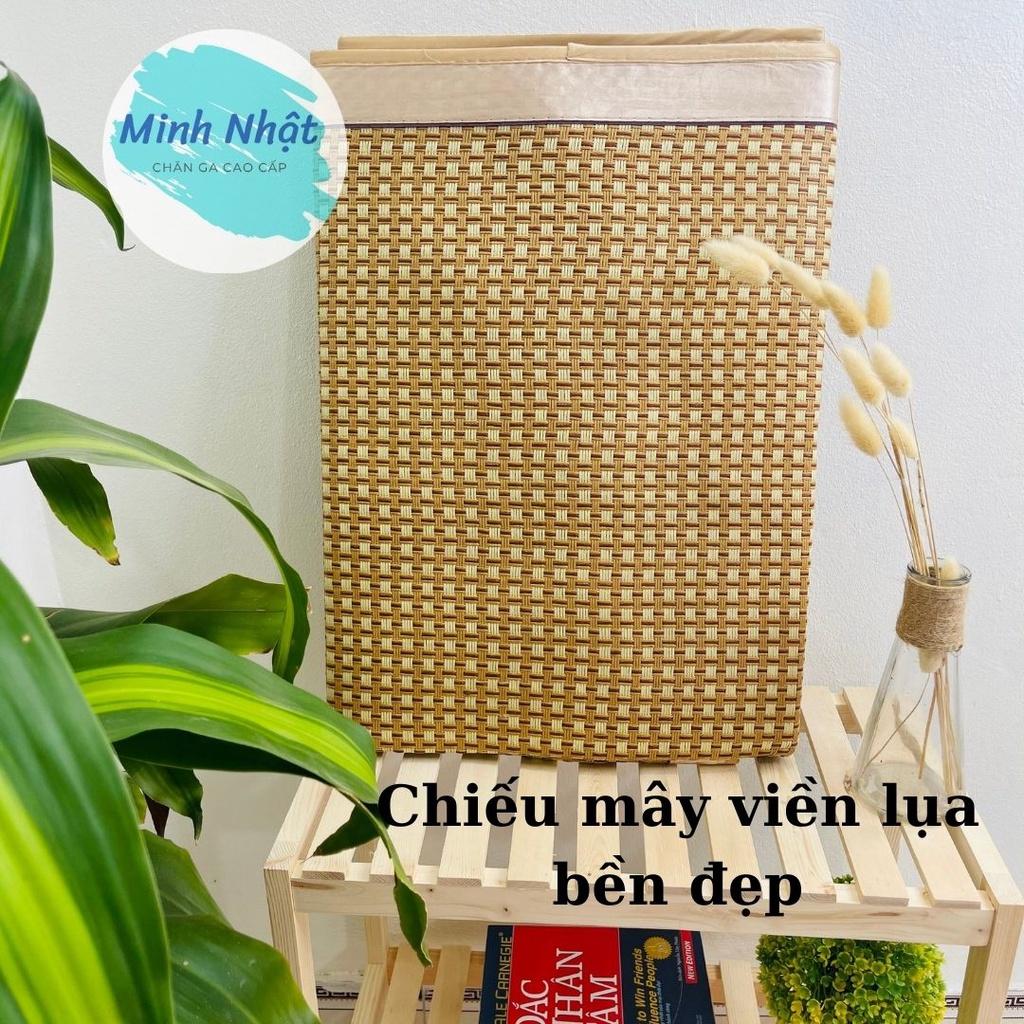 Chiếu điều hòa (không kèm vỏ gối) sợi mây 2 lớp chất lượng cao Minh Nhật – Sang trọng, mềm mại, thoáng mát